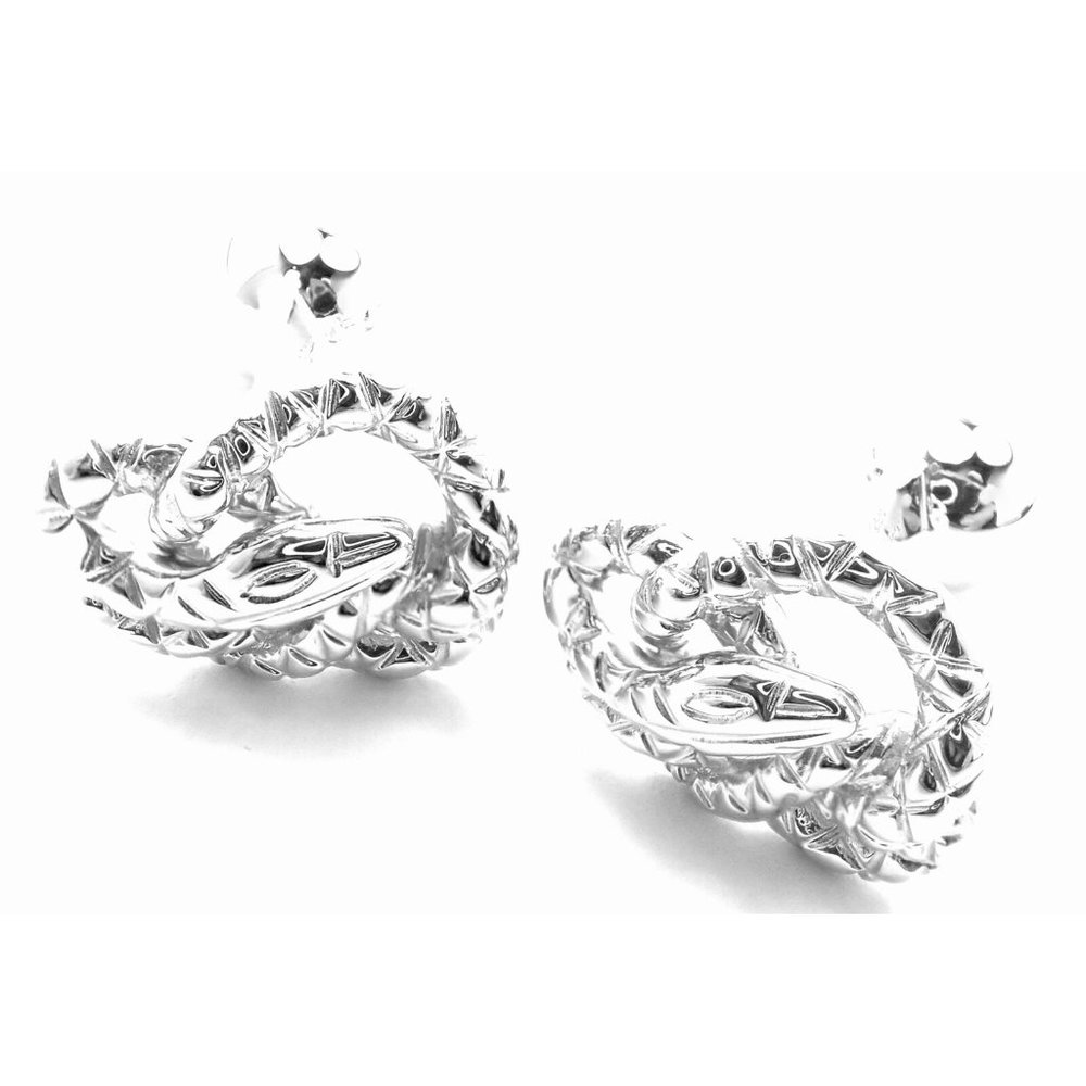 Rare! Authentic Tom Ford 18k White Gold Snake Cufflinks Box - Picture 9 of 9